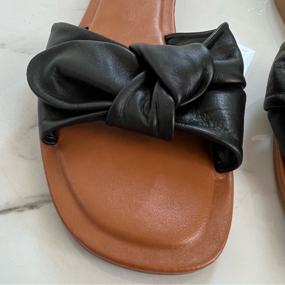 Aldo Leather Slip-On Sandals - Picture 2 of 4